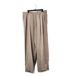 Vintage Men's Wool Leonardo Valenti Houndstooth Slacks 34